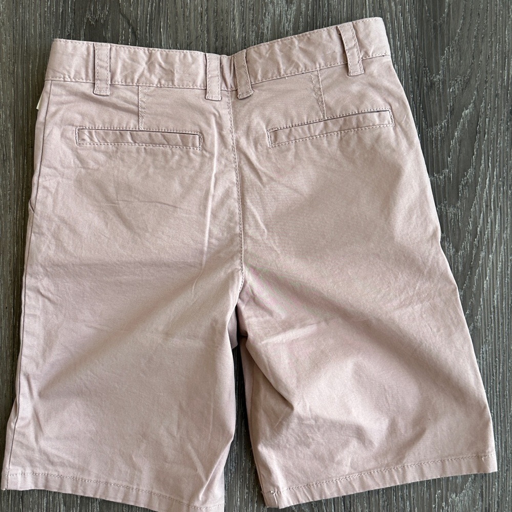 Cat & Jack Boy’s  Light Brown Flat Front Shorts - Picture 4 of 7